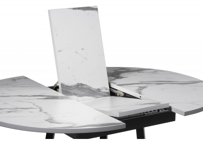 Стол деревянный, Регна черный / белый