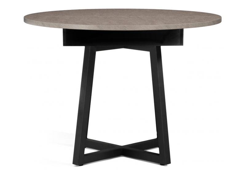 Стол деревянный, Регна черный / бежевый