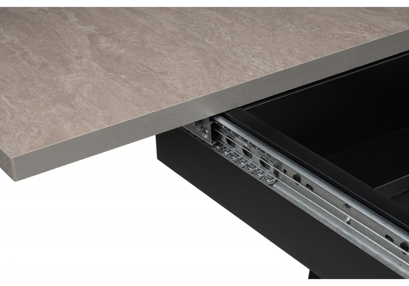 Стол деревянный, Регна черный / бежевый