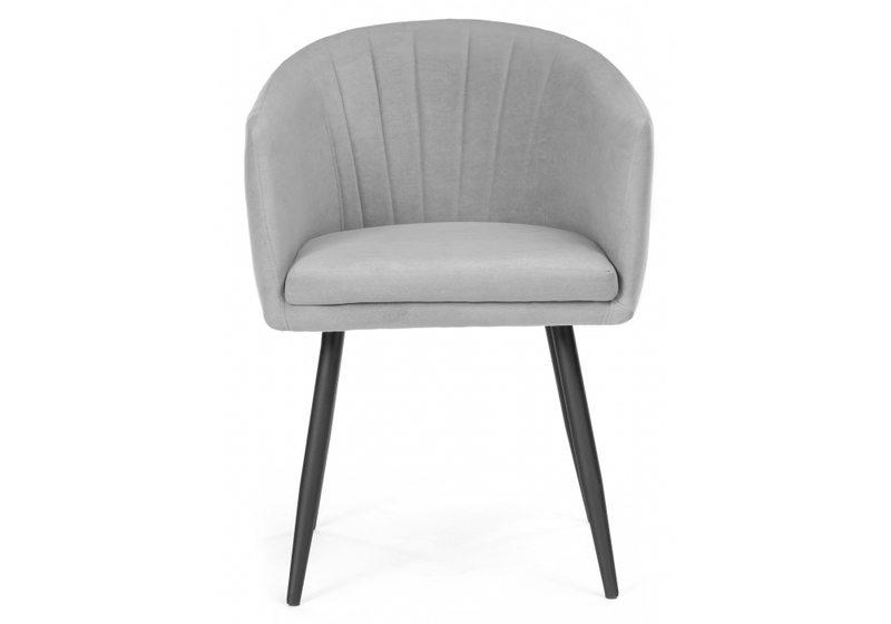 Стул на металлокаркасе, Валета серый / черный