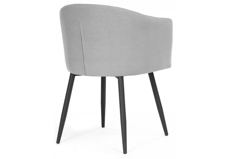 Стул на металлокаркасе, Валета серый / черный