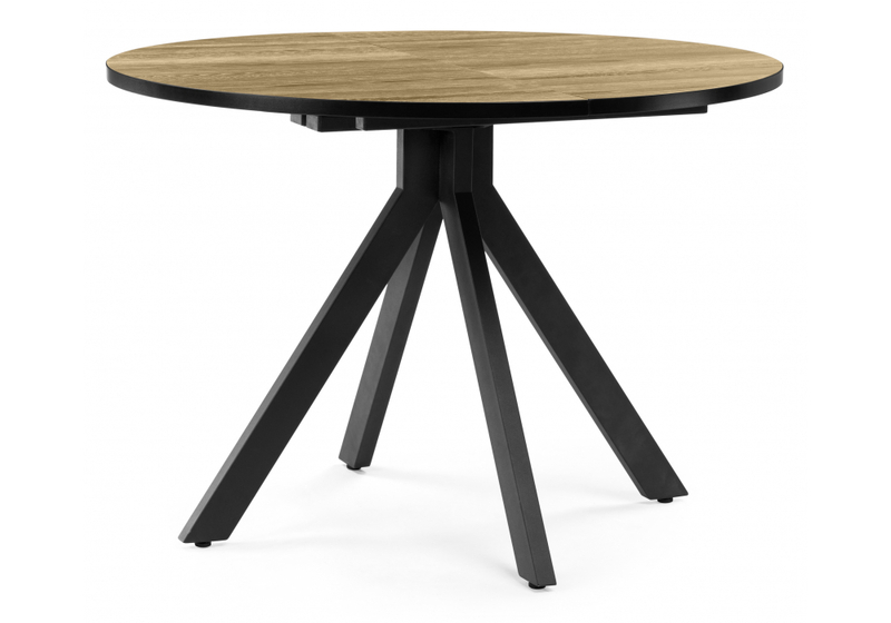 Стол деревянный, Бетина дерево / черный