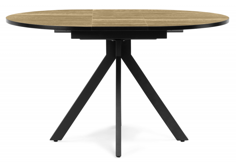 Стол деревянный, Бетина дерево / черный