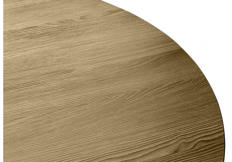 Стол деревянный, Бетина дерево / черный