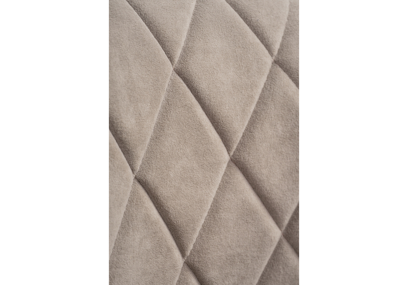 Стул на металлокаркасе, Гутрид ромбы спереди капучино