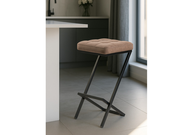 Барный стул, Амаури катания корица / черный матовый