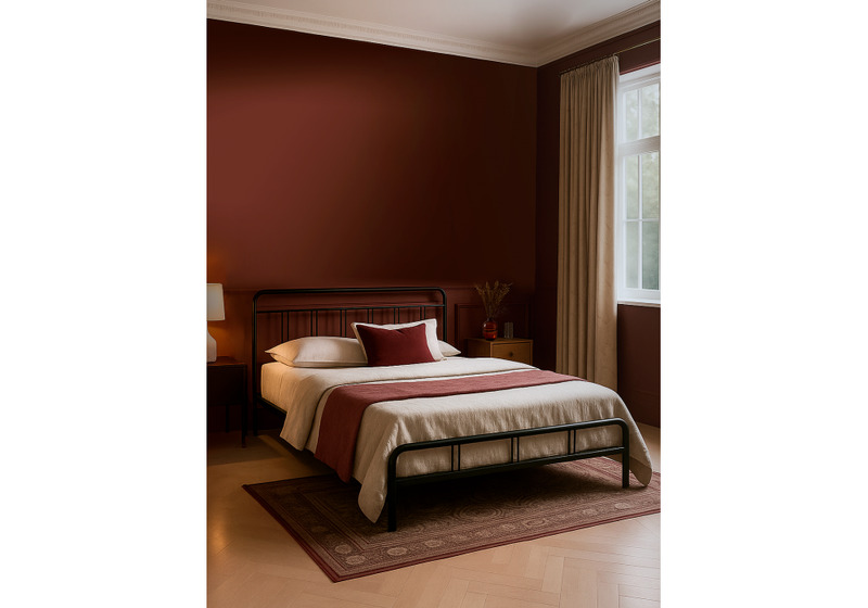 Кровать, Рейк 120х200 черная