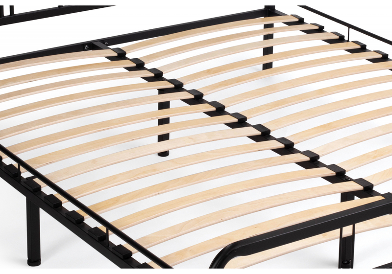 Кровать, Рейк 120х200 черная