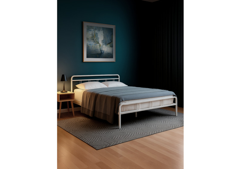 Кровать, Рейк 120х200 белая