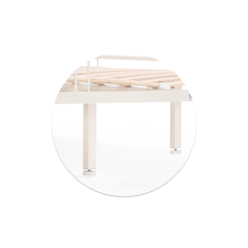 Кровать, Рейк 120х200 белая