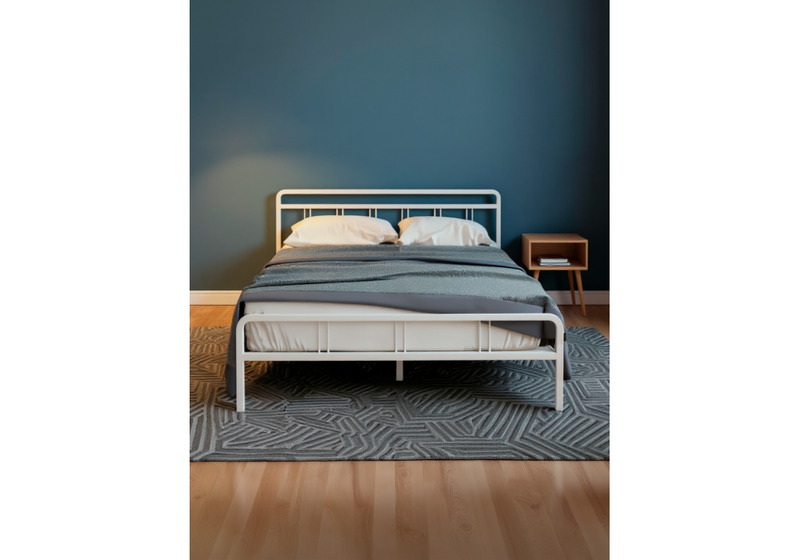 Кровать, Рейк 120х200 белая