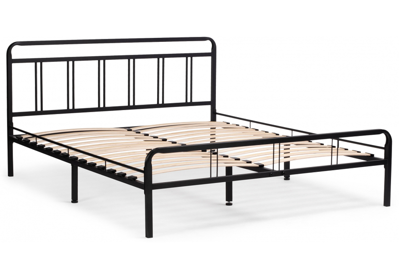 Кровать, Рейк 160х200 черная
