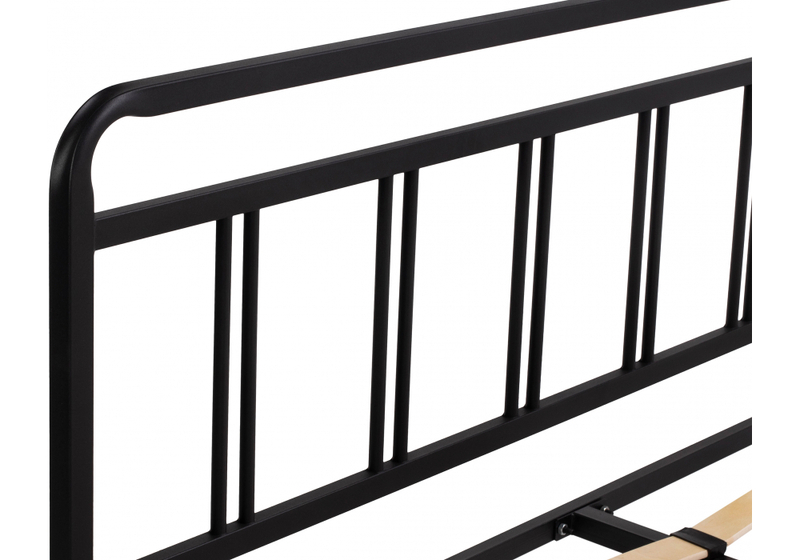 Кровать, Рейк 160х200 черная