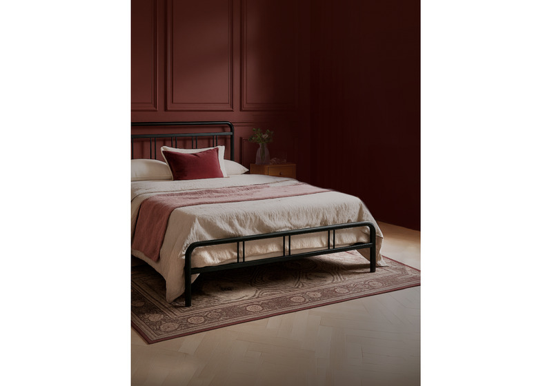 Кровать, Рейк 160х200 черная