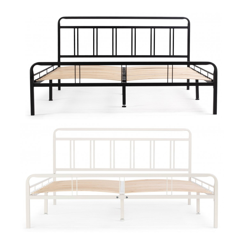 Кровать, Рейк 160х200 черная