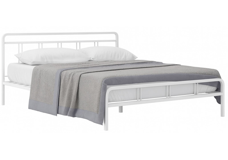 Кровать, Рейк 160х200 белая
