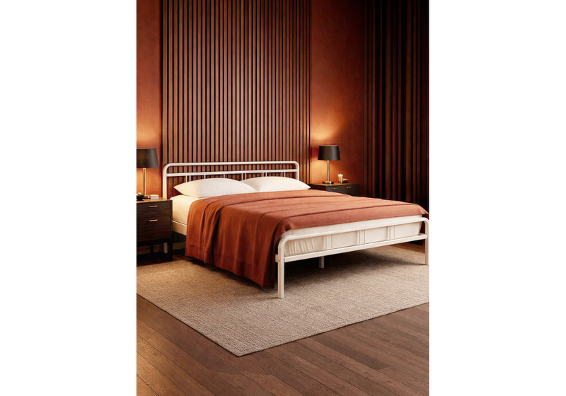 Кровать, Рейк 160х200 белая