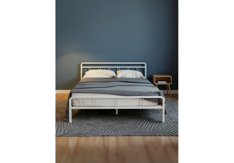 Кровать, Рейк 160х200 белая