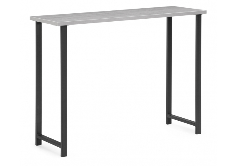 Обеденный стол, Дилан Лофт 120х40х90 бетон светлый