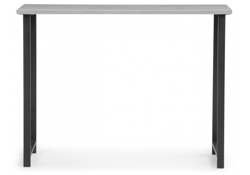 Обеденный стол, Дилан Лофт 120х40х90 бетон светлый