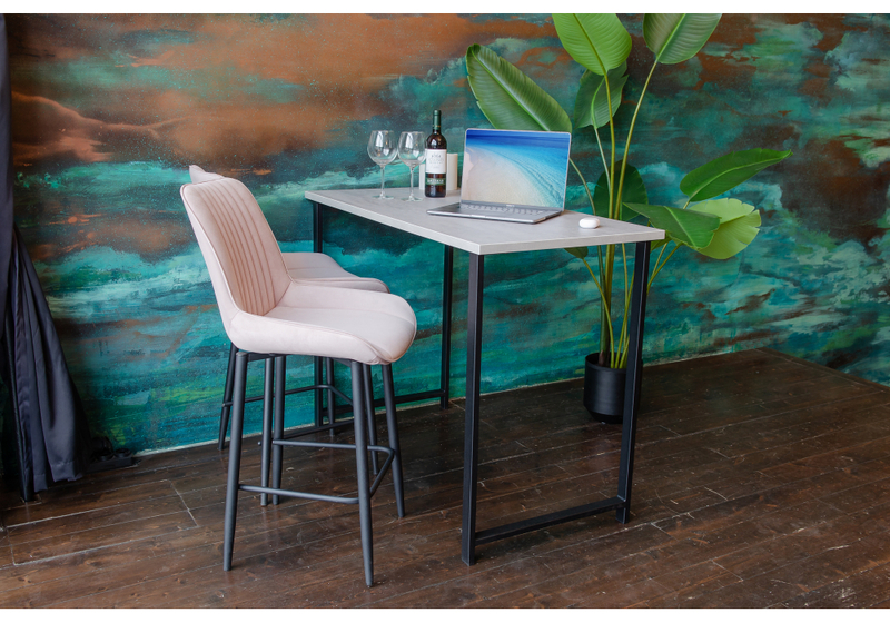 Обеденный стол, Дилан Лофт 120х60х90 бетон