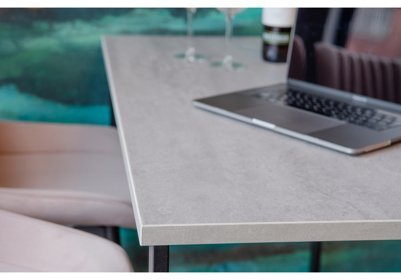 Обеденный стол, Дилан Лофт 120х60х90 бетон