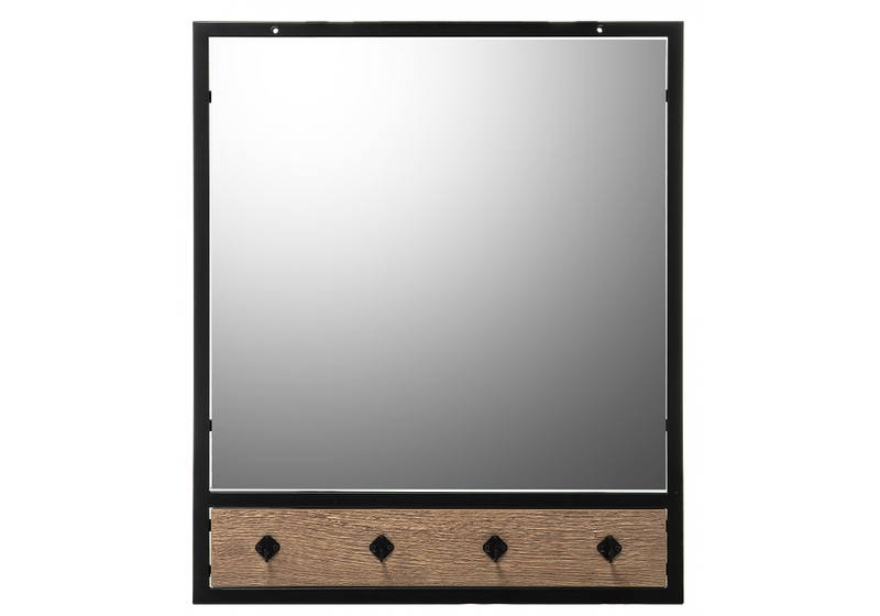 Прихожая, Персей дуб велингтон / черный матовый