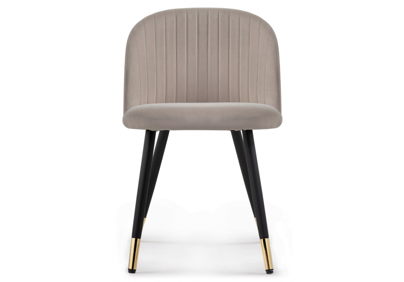 Стул на металлокаркасе, Gabi latte / black / gold