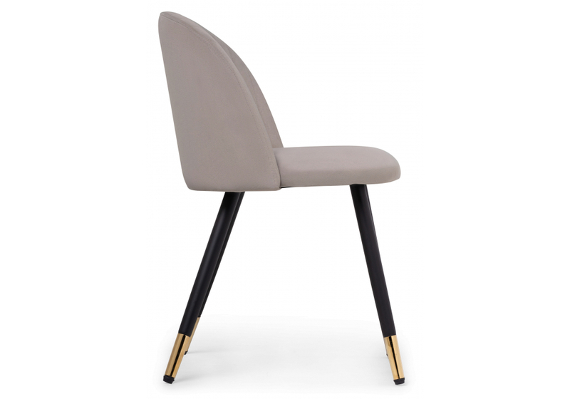 Стул на металлокаркасе, Gabi latte / black / gold