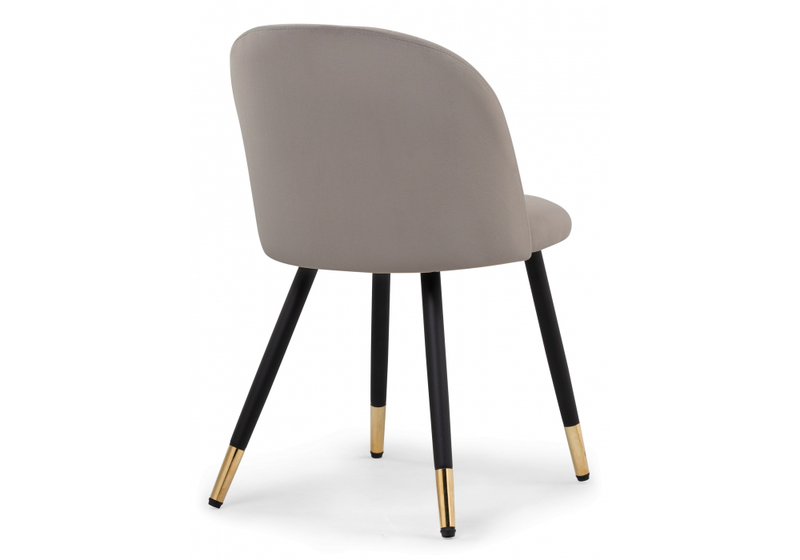 Стул на металлокаркасе, Gabi latte / black / gold