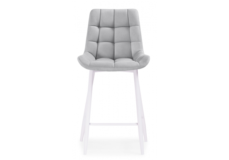 Барный стул, Алст К светло-серый / белый