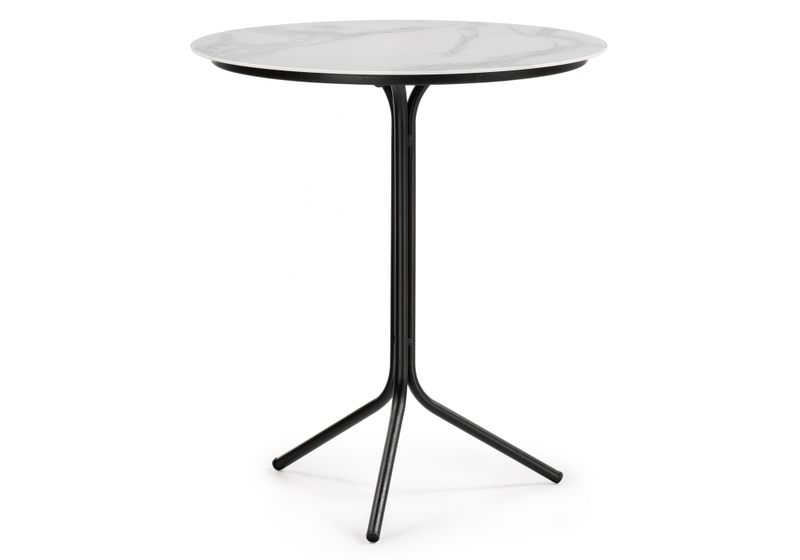 Журнальный стол, Рускус белый мрамор / серый мрамор / галифакс