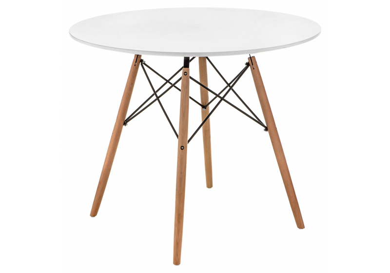 Стол деревянный, Table 80 white / wood