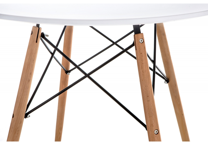 Стол деревянный, Table 80 white / wood