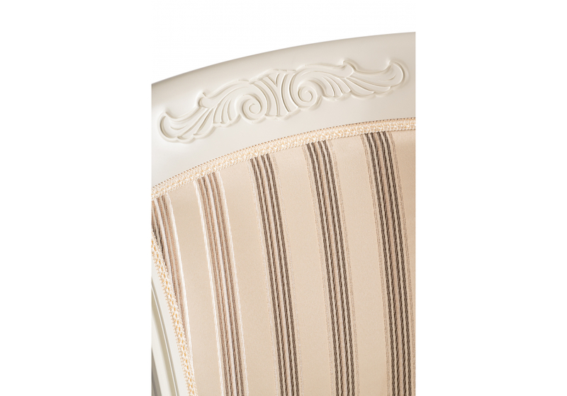 Стул деревянный, Амбертин молочный / агата серая