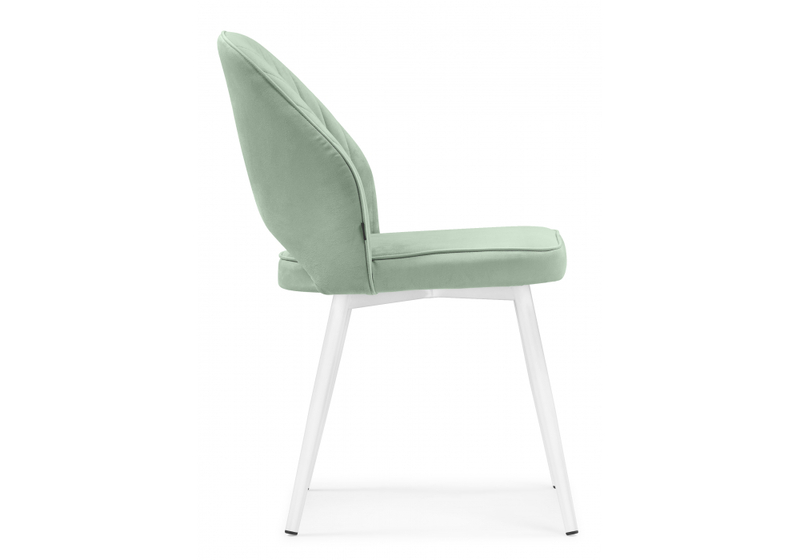 Стул на металлокаркасе, Брейния velutto 14 / белый