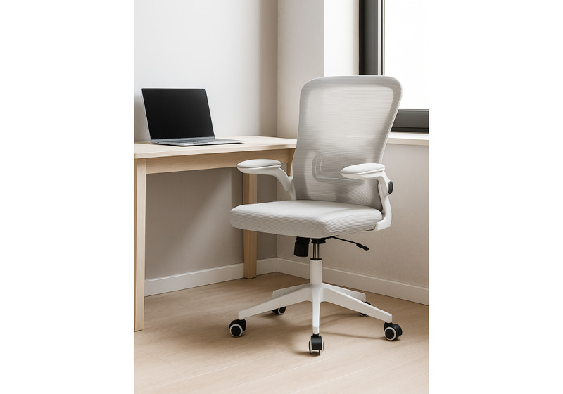 Офисное кресло, Konfi light gray / white