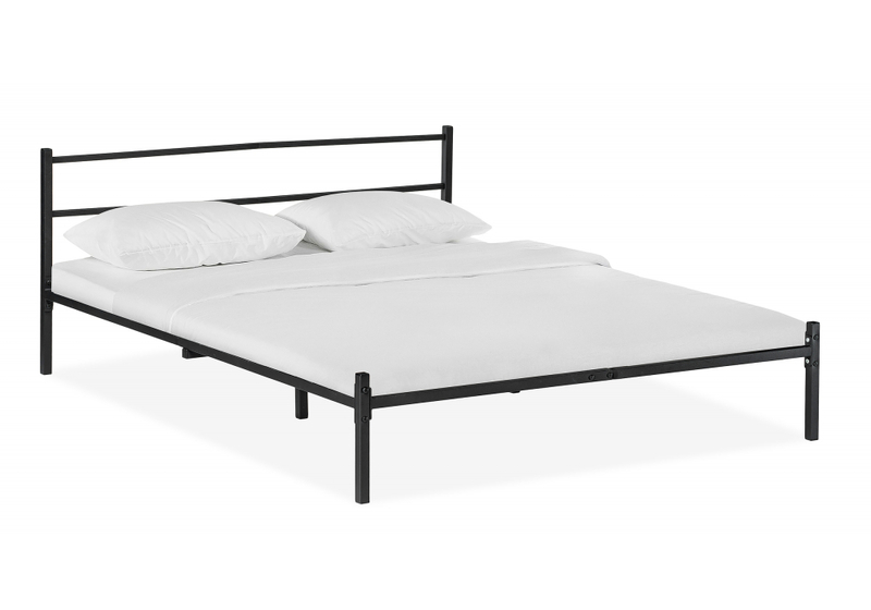 Кровать, Фади 160х200 черная