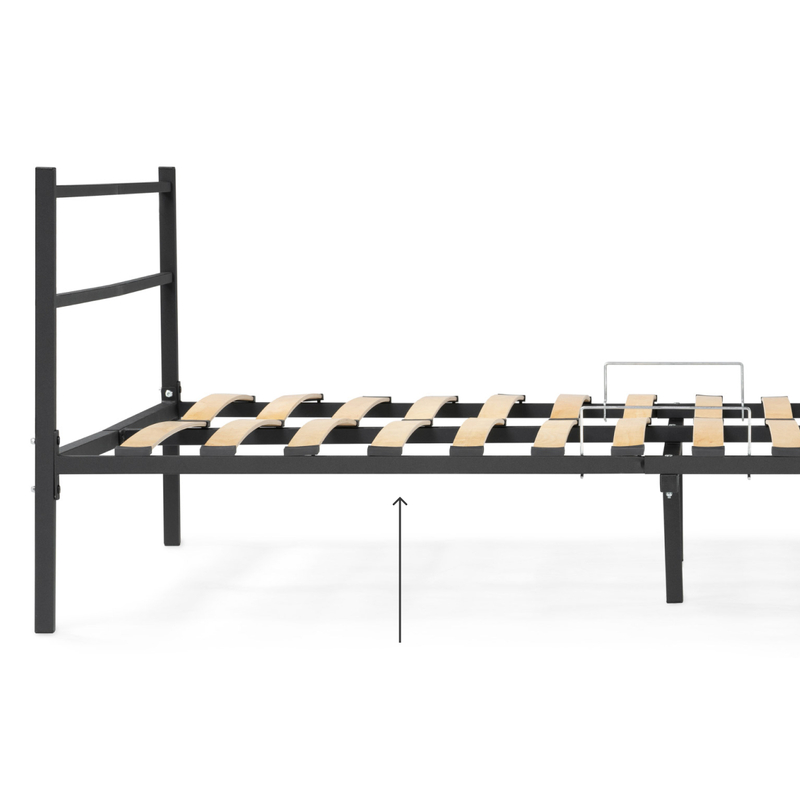 Кровать, Фади 160х200 черная