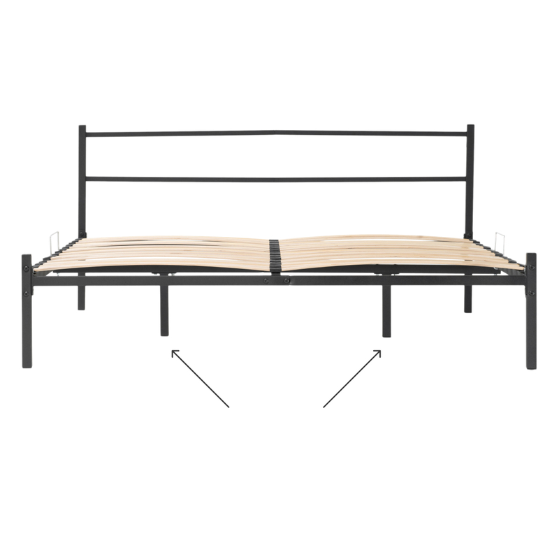 Кровать, Фади 160х200 черная