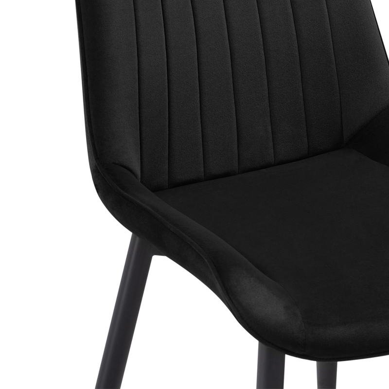 Стул на металлокаркасе, Seda-1 black / gold / black