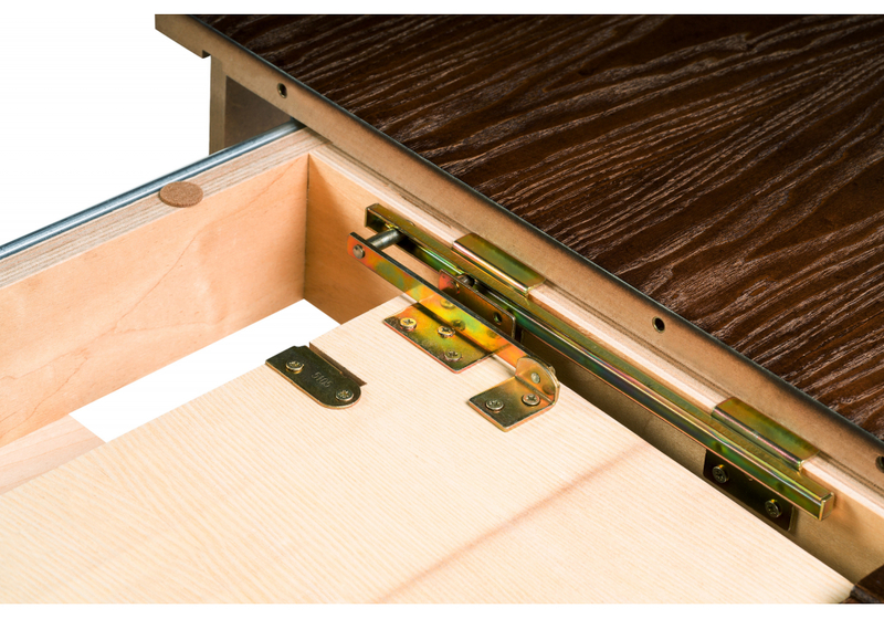 Стол деревянный, Сайрус орех темный