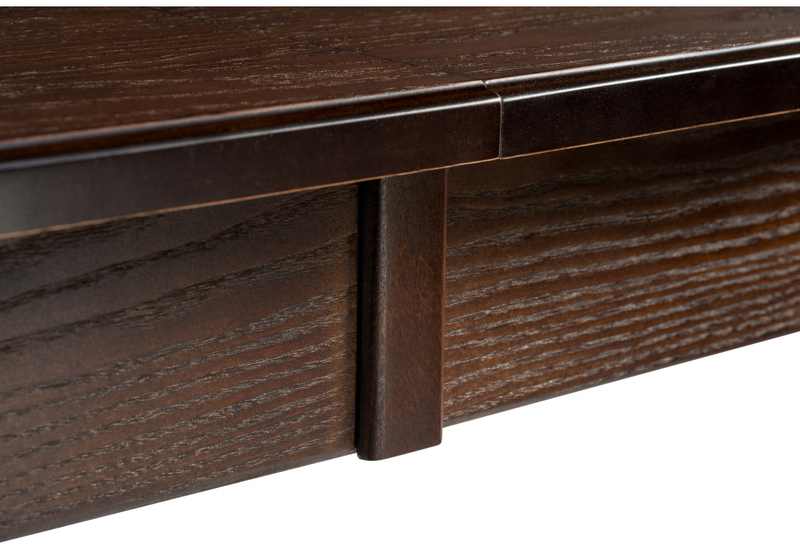 Стол деревянный, Сайрус орех темный