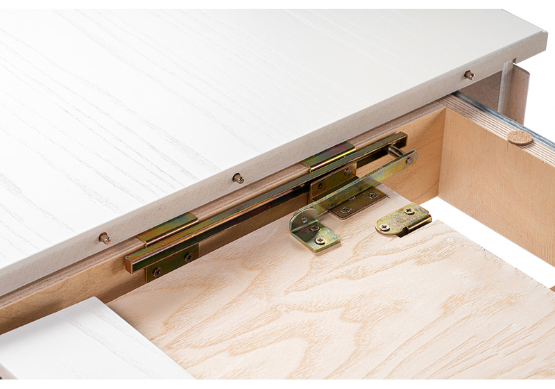 Стол деревянный, Сайрус молочный