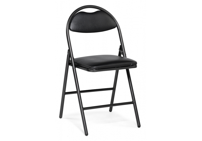 Стул на металлокаркасе, Gikat черный / темный мусс