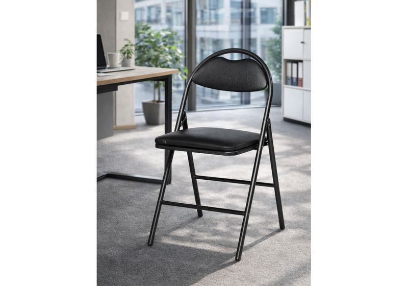 Стул на металлокаркасе, Gikat черный / темный мусс