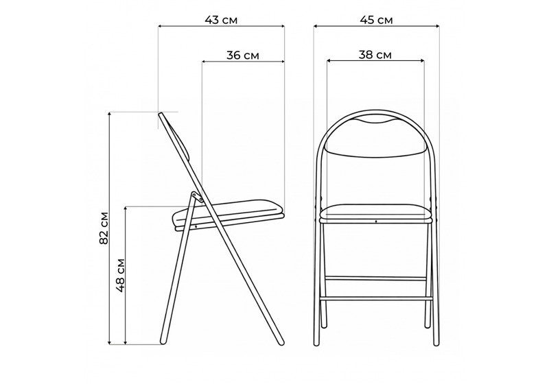 Стул на металлокаркасе, Gikat черный / темный мусс