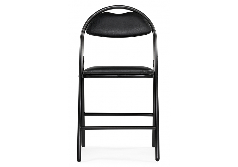 Стул на металлокаркасе, Gikat черный / темный мусс