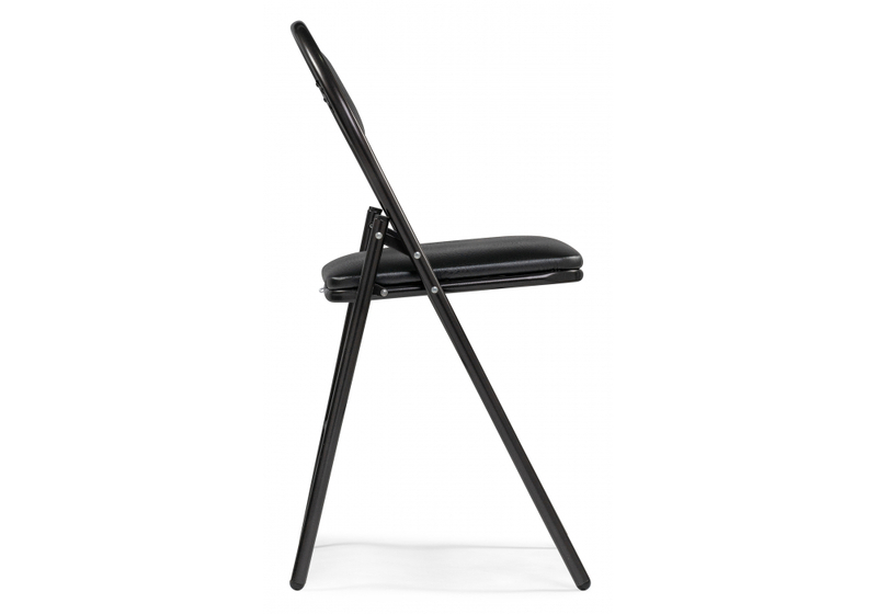 Стул на металлокаркасе, Gikat черный / темный мусс