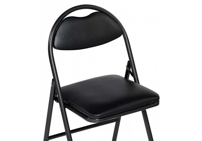 Стул на металлокаркасе, Gikat черный / темный мусс